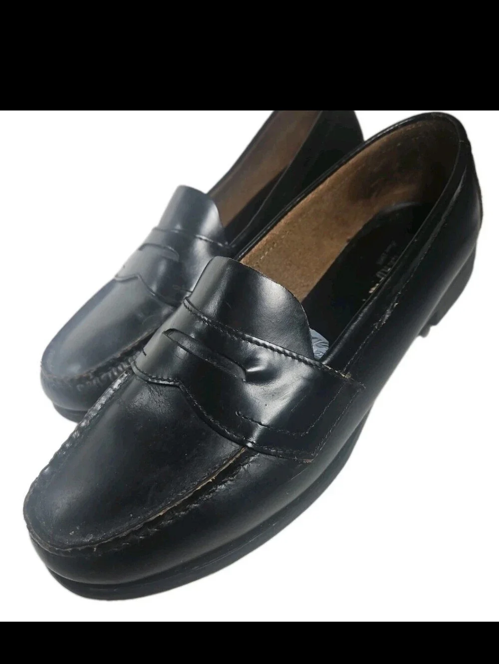 Eastland Women Sz10M Black Leather Classic II Penny Loafer Shoe  SN3921[7E